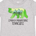 thumbnail image 4 of Inktastic Smoky Mountains, Tennessee Mountains and Bear Shape Boys or Girls Baby T-Shirt, 4 of 5