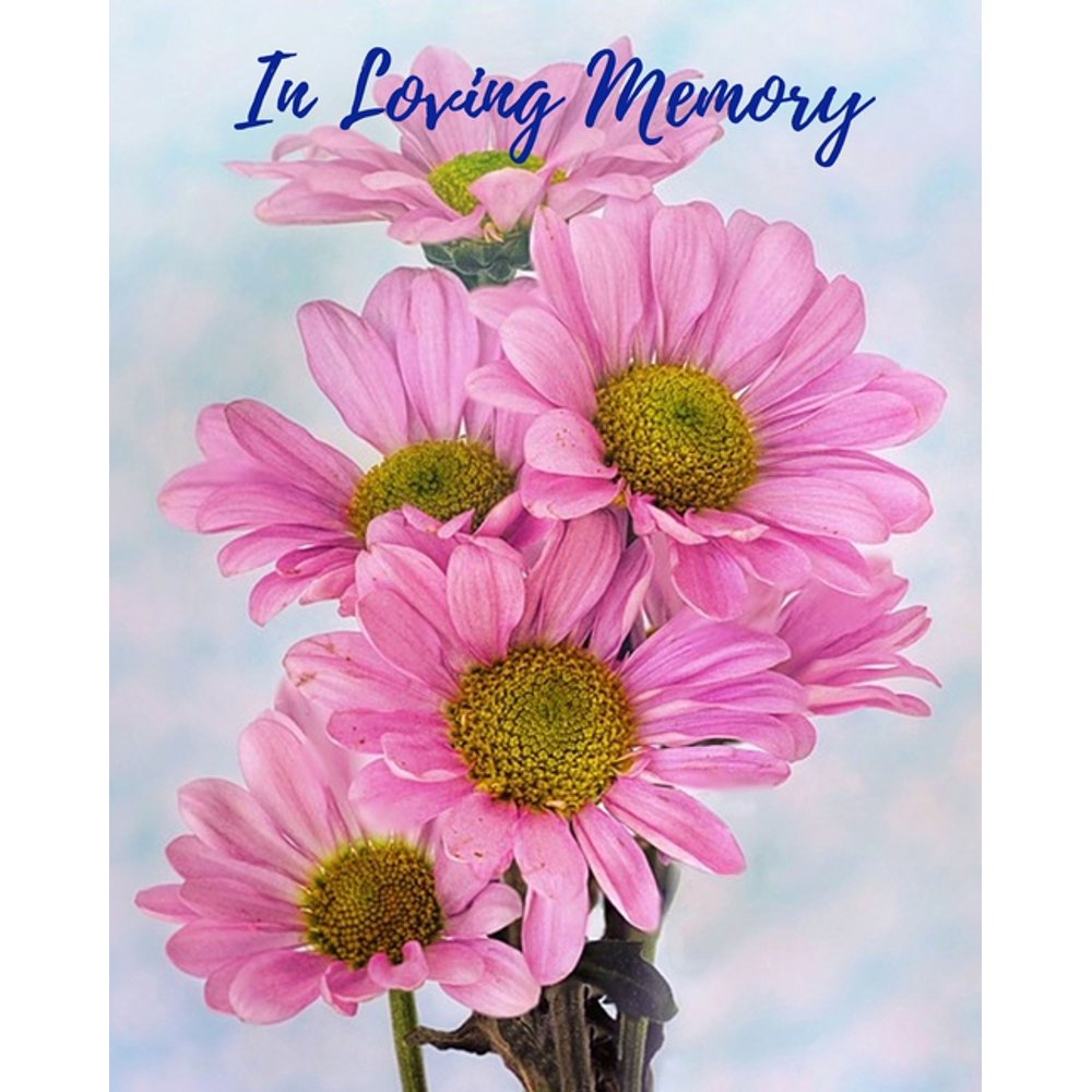 In Loving Memory Funeral Guest Book, Memorial Guest Book