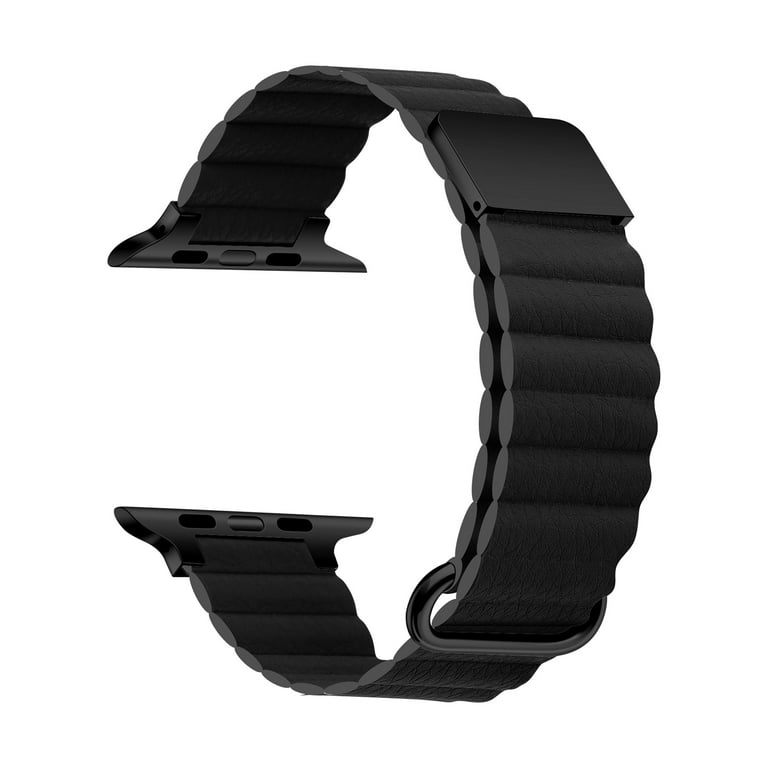 Posh Tech★ブラックレザースタッズがオシャレApple Watchバンド Posh Tech Women's Dakota Leather Band for Apple Watch Series