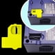 thumbnail image 5 of Bolsa De Adaptador De Lector De Tarjetas Boîtier adaptateur pour lecteur de carte MicroSD Adaptateur imprimé en 3D pour Gamecube NGC (Jaune) Likrtyny Para estrenar, 5 of 6