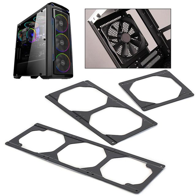 Adaptador de conversión de ventilador de refrigeración de chasis, soporte para caja de ordenador, accesorios para dispositivos disipadores de calor
