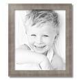 thumbnail image 2 of ArtToFrames 17x20 Inch Muted Warm Silver Picture Frame, This Silver MDF Poster Frame is Great for Your Art or Photos, Comes with 060 Plexi Glass (2WOM-4676), 2 of 7