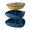 Blue, variant on YongCo 3 Tier Detachable Candy Snacks Storage Box Fruit Plate Serving Dessert Holder