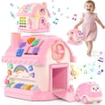 thumbnail image 2 of Juguetes para Niñas de 1 Año, Casa Musical Educativa con Historia, Letras y Juegos, Regalos para Primer Cumpleaños para Niñas de 6-12 y 12-18 Meses, 2 of 9