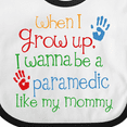 thumbnail image 4 of Inktastic Paramedic Like Mommy Boys or Girls Baby Bib, 4 of 4