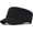 Black, variant on Men Cotton Newsboy Baseball Hat Flat Trucker Driver Duckbill Cap