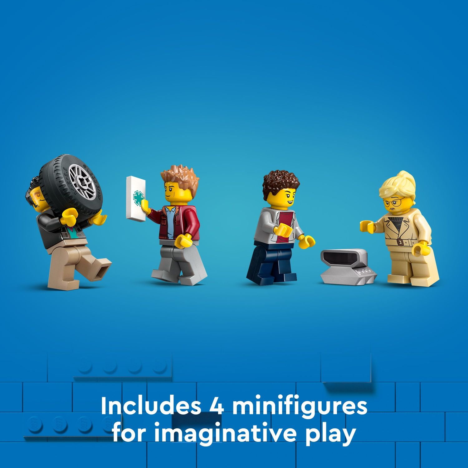 LEGO City Car Transporter Truck with Sports Cars Playset, Car Toy, 4 Vehicle Toys for Ages 7 and up, 60408