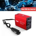 thumbnail image 3 of CHUSYYRAY Car Inverter Converter Adapter 12V To 110V Plug Power Outlet Cigarette Lighter Charging, 3 of 12
