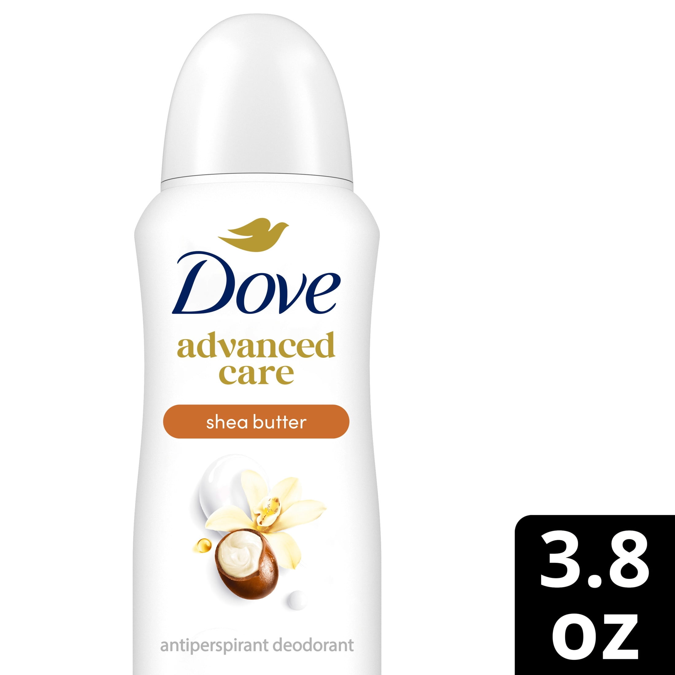 Dove Advanced Care Antiperspirant Deodorant Spray Antiperspirant Deodorant For Helping Skin Barrier Repair Shea Butter 72-hour Antiperspirant Deodorant For Soft Underarms ,3.8 oz