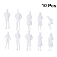 thumbnail image 3 of unbranded 10Pcs Mini White People Figures Plastic for Students Lifelike Models for Architectural Building, 3 of 8