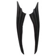 thumbnail image 2 of WEUVEB 1Pair Black Front Spoiler Canards Universal Car Modification Accessory, 2 of 8