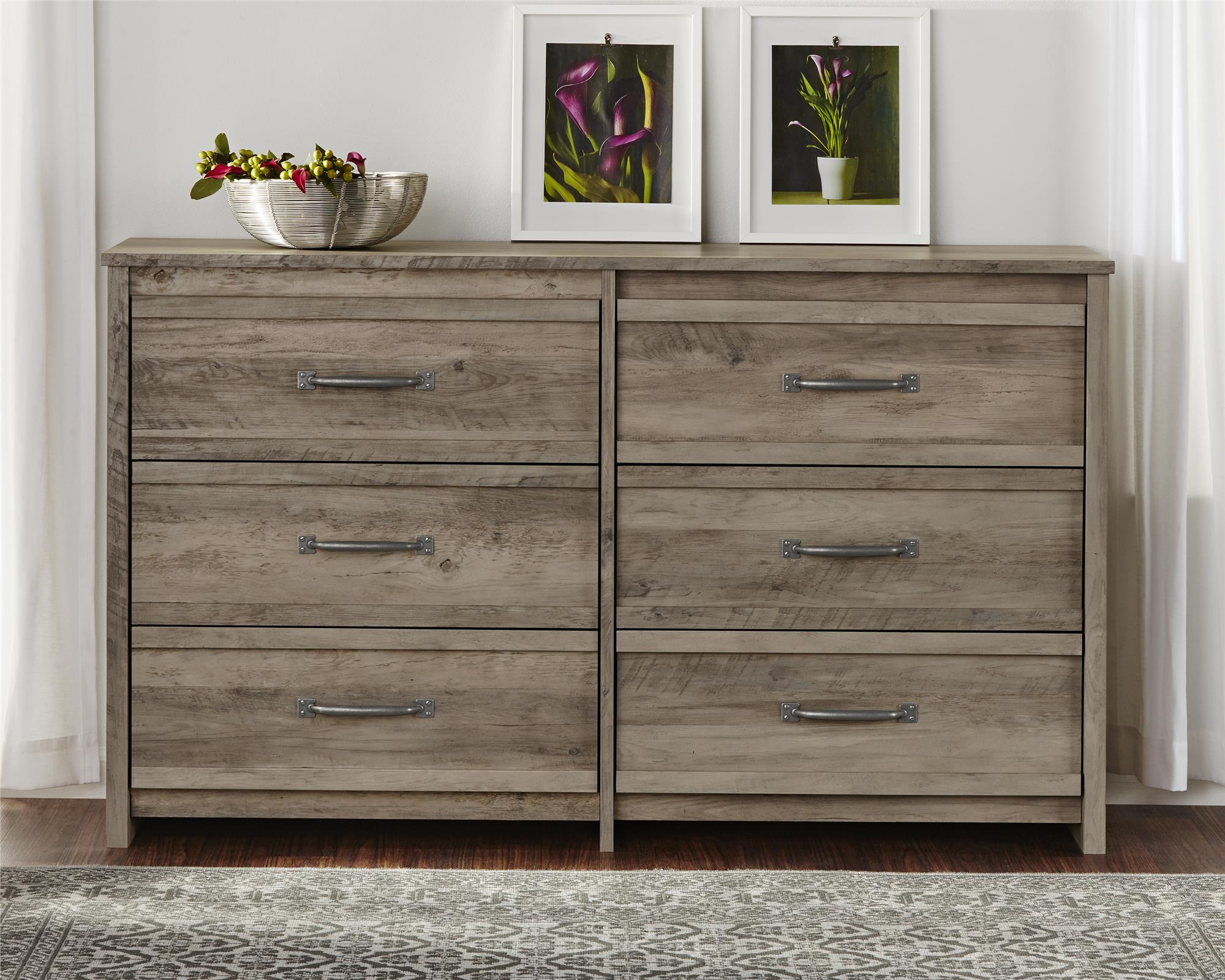 Better Homes & Gardens Rustic Ranch 6 Drawer Dresser, Multiple Colors