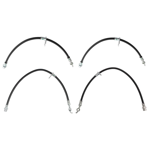TRQ Front and Rear Brake Hose Set Fits 06-12 Toyota Avalon 07-11 Camry