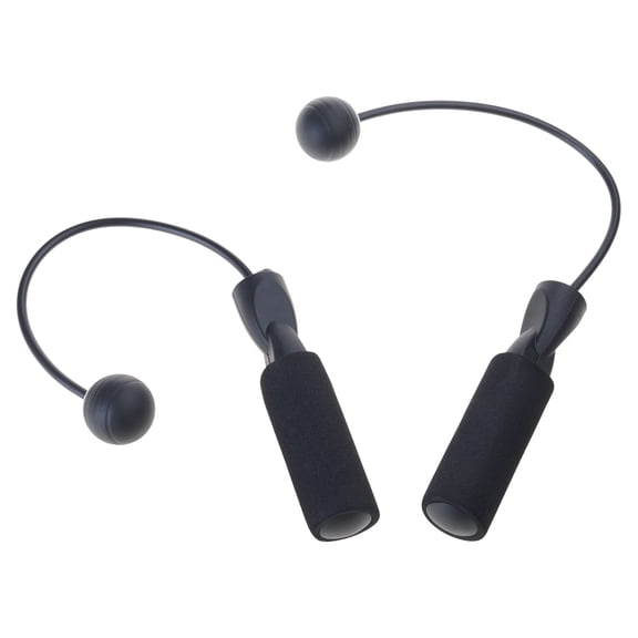 lixuesong Adult Weighted Skipping Rope with Heavy Steel Cable Professional Sports Jump Rope With Heavy Balls Indoor Jumping Rope