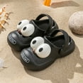 thumbnail image 2 of HUANBAI Girls Sandals For Toddlers And Kids Comfortable Breathable Casual Clogs For Everyday Wear Beach Vacation Summer Spring Lightweight Slip On 5-6 Years, 2 of 3