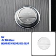 thumbnail image 2 of Botón de arranque y parada del motor del interior del coche, pegatina para botón de llave para - GLC Clase W206 W214 X254 2022-2024, color plateado, 2 of 5