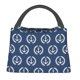thumbnail image 1 of Fotbe Navy Nautical Bolsa Térmica Portátil con Estampado, Bolsa de Entrega de Alimentos Aislada, Bolsa Reutilizable de Gran Capacidad para Comidas y Supermercado, 1 of 6
