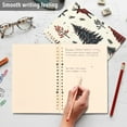 thumbnail image 4 of FORMRS 1-Subject Spiral Notebook 8" x 5" College Ruled 60 Refillable Sheet A5 Hard Cover, 2 Pack, Beige Christmas Forest, 4 of 7