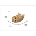 thumbnail image 3 of Hi Line 3.07" Orange Sleeping Couple Cats Garden Statue, Weatherproof, 3 of 3
