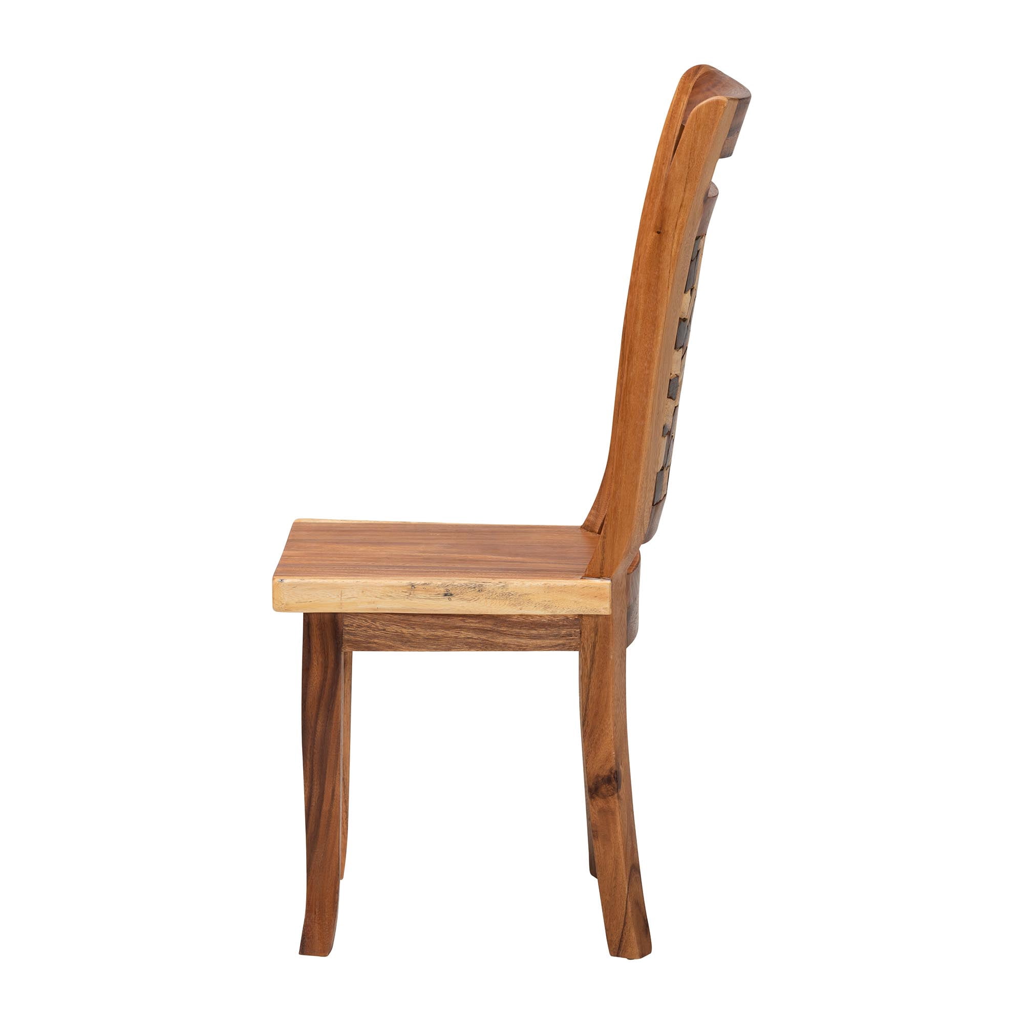 bali & pari Luan Boho Dining Chair, Natural Brown