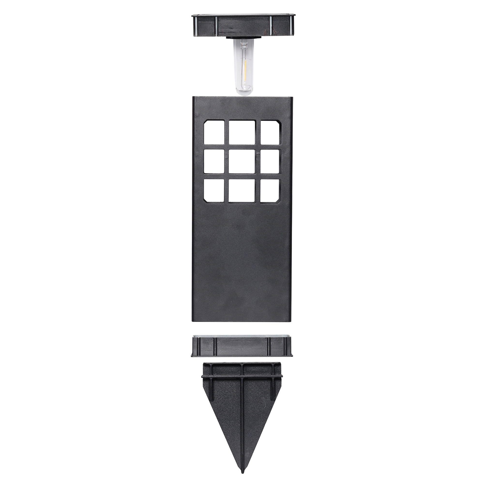 Westinghouse 155mm Intelligent Solar Filament Bollard Path Light - Matte Pearl Gray