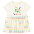thumbnail image 3 of Inktastic Tia and Tio Love Me Girls Baby Dress, 3 of 5