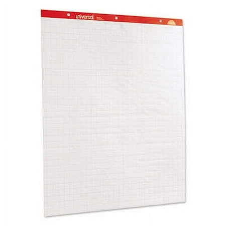 Universal-1PK Renewable Resource Sugarcane Based Easel Pads, Quadrille Rule (1 Sq/In), 50 White 27 X 34 Sheets, 2/