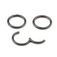 thumbnail image 5 of JANGSLNG 1 Pc 16G 14G Hinged Segment Hoop Ring Stainless Steel Lip Nose Septum Piercing, 5 of 8