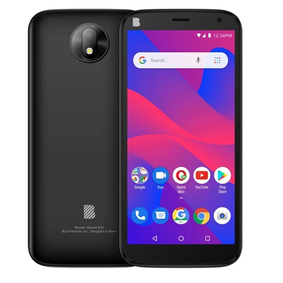 Restored BLU Grand X3+ Plus 16GB G330U Dual Sim Android Smartphone Black