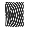 thumbnail image 1 of Zebra Stripes Pattern Throw Blanket, Super Soft Anti-Pilling Flannel Bed Blankets, 40"x30", 1 of 8