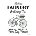 thumbnail image 2 of lettered And lined 15x18 Gold Ornate Wood Framed with Double Matting Museum Art Print Titled - Laundry Delivery Co., 2 of 4