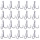 thumbnail image 1 of Hanchos de agudos Accesorios de pesca de acero al alto carbono (8#) 20pcs, 1 of 6