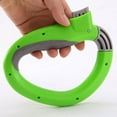thumbnail image 5 of Ergonomic Grocery Bag Holder with Thumb Grip | Automatic Locking Clip | ABS Plastic | Supports Heavy Loads | Non-Slip Handle | Compact 16.5x12.5cm | 120g | Labor-Saving Shopping Aid, 5 of 7