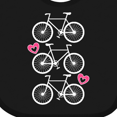 thumbnail image 4 of Inktastic Biking Bicycle Silhouette Girls Baby Bib, 4 of 4