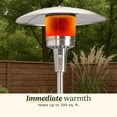 thumbnail image 3 of Cuisinart COH-300 Propane Push Start Ignition, 47,000 BTU Burner, Heats up to 200 sq. ft, 32" (L) x 85" (H), Stainless Steel Outdoor Patio Heater, 3 of 8