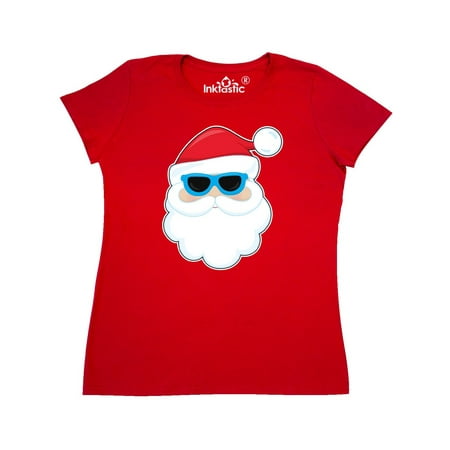 Santa Head with Sunglasses Women's T-Shirt
