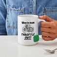 thumbnail image 4 of CafePress - Throttle It Out Mugs - 15 oz Ceramic Large White Novelty Mug, 4 of 6
