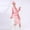 Pink, variant on FAHXNVB Womens Fleece Plaid Winter Robe Soft Plush Hooded Bathrobe with Hair Towel Wrap and Belt Warm Fuzzy Spa Long Robes with Pockets