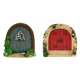 thumbnail image 1 of Puerta Hadas Casa Muñecas Elfo en Miniatura Artesanía para Árboles Jardín (2), 1 of 9