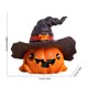 thumbnail image 3 of Adorno de resina imaginativo de calabaza fantasma bruja de Halloween, 3 of 6