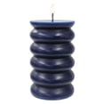 thumbnail image 2 of Better Homes & Gardens Unscented Bubble Pillar Candle, 3x5 Inches, Blue, 2 of 5