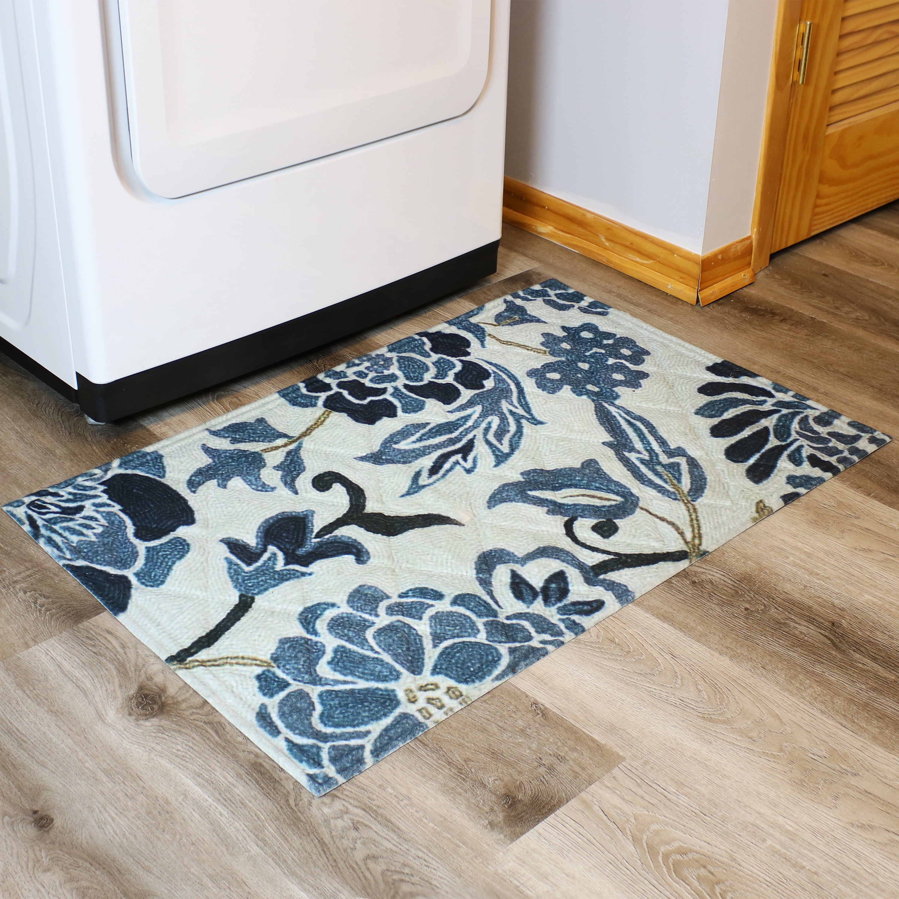 Sunnydaze Indoor Rubber and Polyester Decorative Kitchen Laundry Room ...