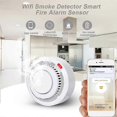 thumbnail image 2 of Detector de Humo con Wifi y Aplicación Smart Life Tuya shaofei Sensor de Alarma Contra Incendios, 2 of 5
