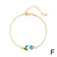 thumbnail image 6 of Elegant Tulip Rose Bracelet For Women Girls Sweet Bra D6R4 Flower Colorful I7, 6 of 8