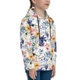 thumbnail image 3 of Haiem Lilies Flowers Pattern Boys Hoodie, Youth Pullover Hooded Sweatshirt, Kangaroo Pocket Hoodie for Kids Girls -X-Large, 3 of 6