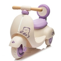 12V Kids Ride On Electric Motorcycle,Toddler Scooter For 1-3 Years BABY's First Toy.Purple