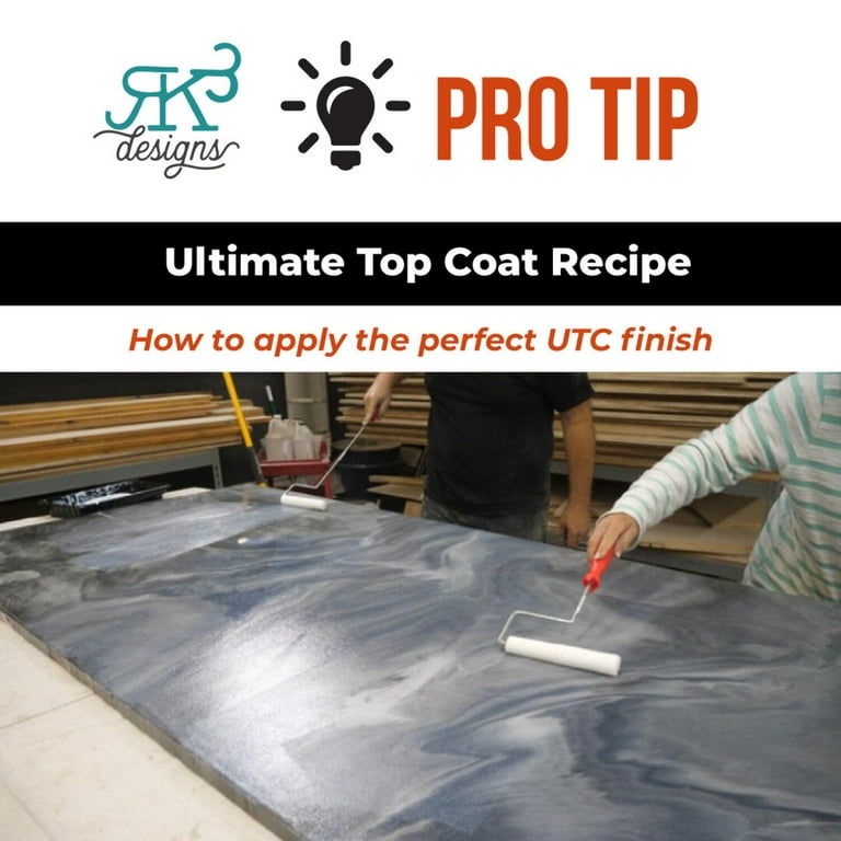 Ultimate Top Coat Epoxy (Natural Matte Finish) DIY Epoxy Resin Kit with  Extra Scratch Resistance and UV Resistance for Protecting Your Surface!  (Stone