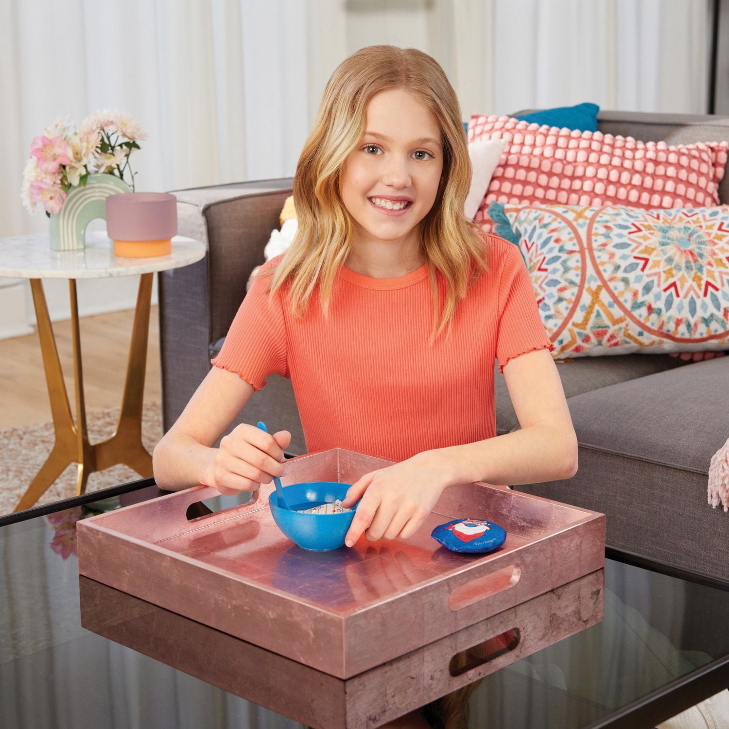 Make It Real Kellogg's Frosted Flakes Cereal Bracelet Craft Kit for Kids Ages 8 and up