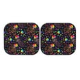 thumbnail image 7 of Balery Rainbow Jellyfishes Sun Shield 2 Pack For Car Front Windows Foldable Sun Visor Protector Blocks Max Uv Rays And Keeps Your Vehicle Cool For Most Sedans Suv Truck, 7 of 7