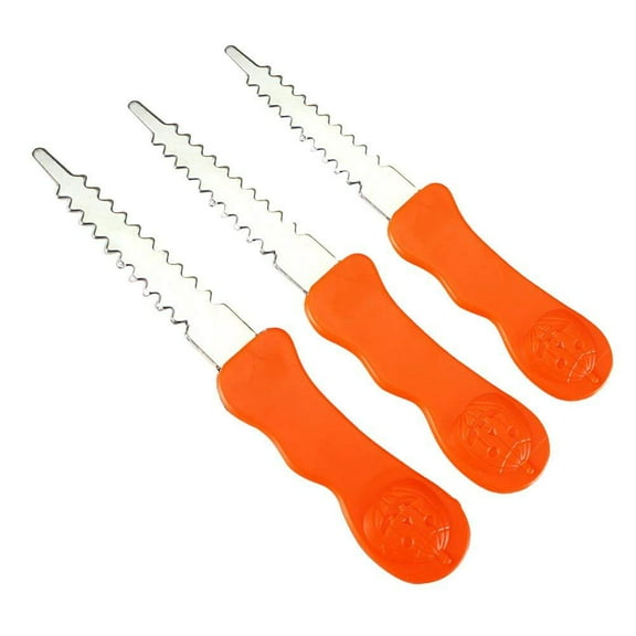 5pcs Pumpkin Carving Kit small kids Halloween Lantern Face Pattern Tools (Orange)Side Sculpting Tool Kit for Halloween Decoration Gift